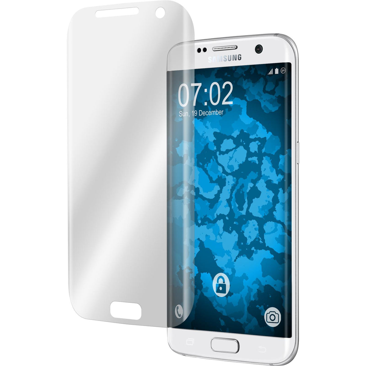 Case für Samsung Galaxy S7 Edge Silikon-Hülle X Mas Weihnachten M2 – Ansicht 4