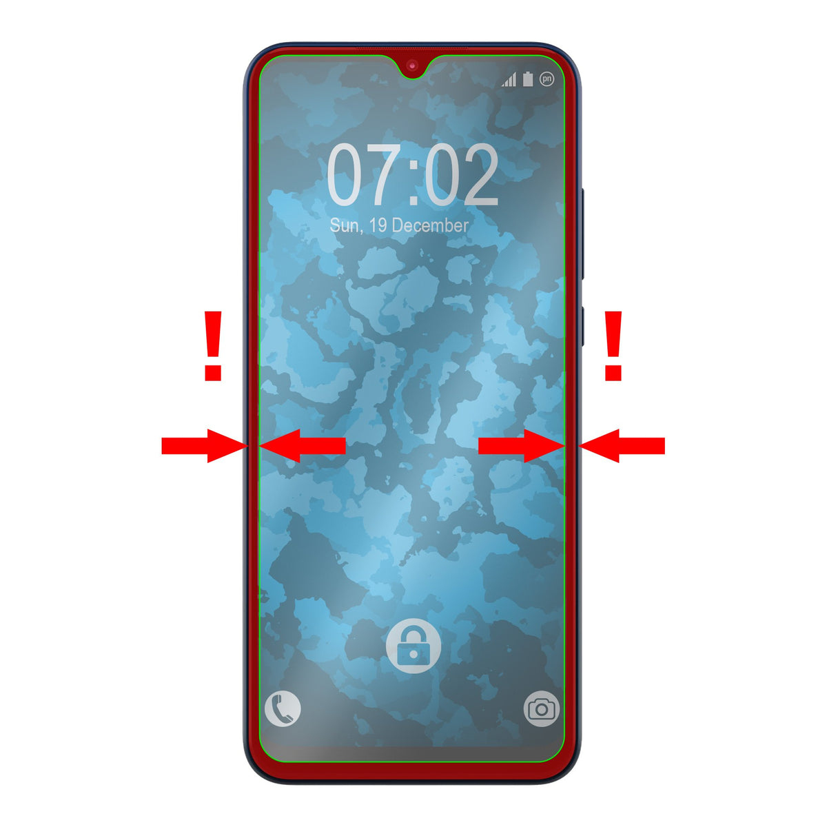 2er-Pack Displayschutzfolien klar für Motorola Moto G Play (2021) – Ansicht 3