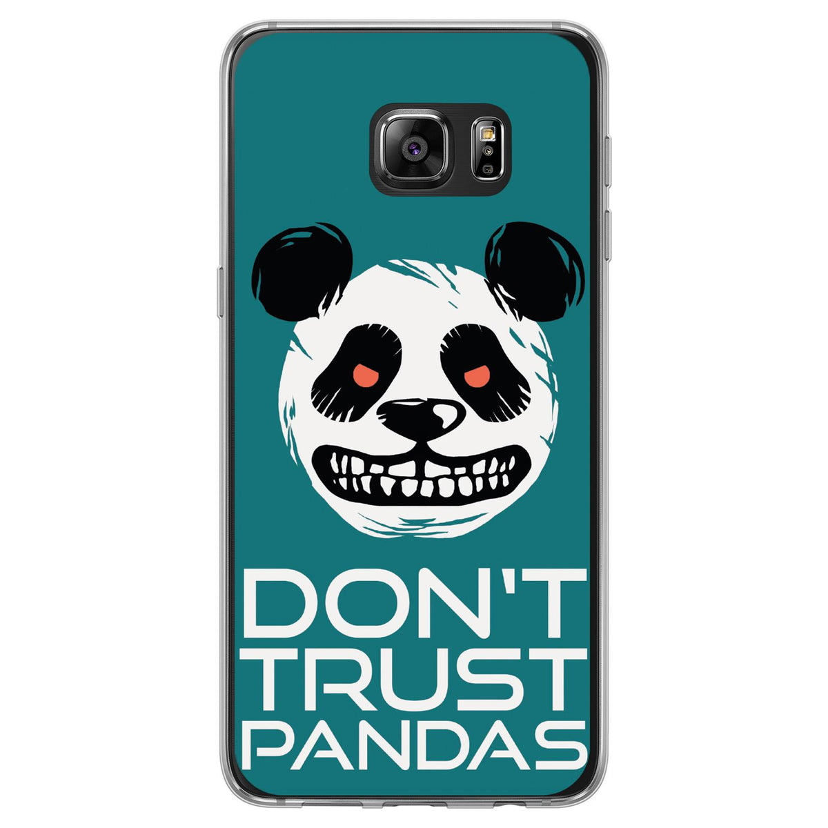 Case für Samsung Galaxy S7 Edge Silikon-Hülle Crazy Animals Panda M2 – Ansicht 2