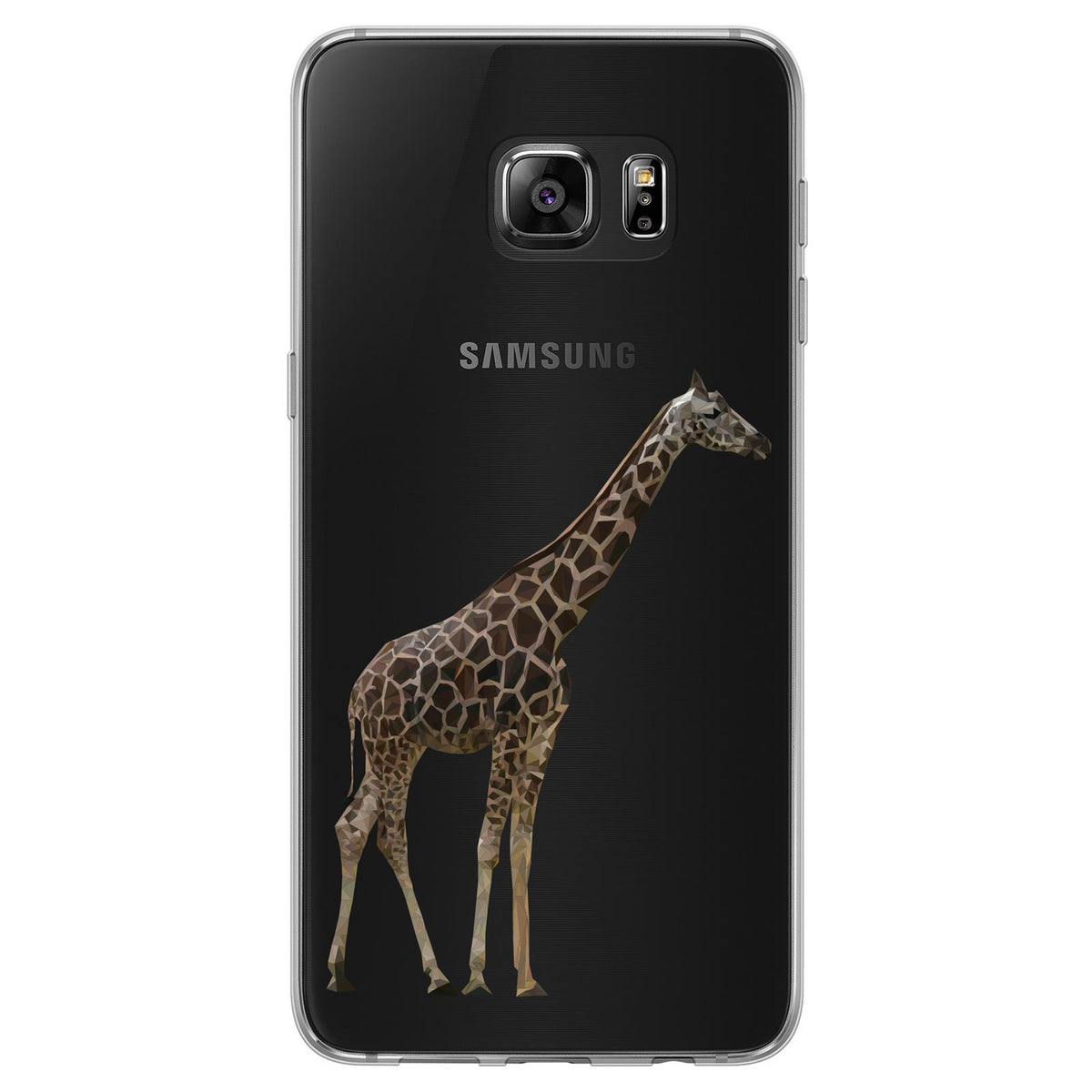 Case für Samsung Galaxy S7 Edge Silikon-Hülle Vektor Tiere Giraffe M8 – Ansicht 2