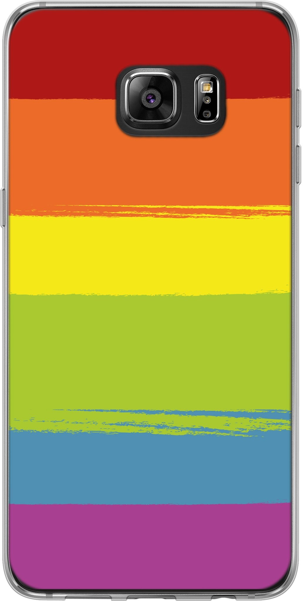 Case für Samsung Galaxy S7 Edge Silikon-Hülle pride Regenbogen M6 – Ansicht 2