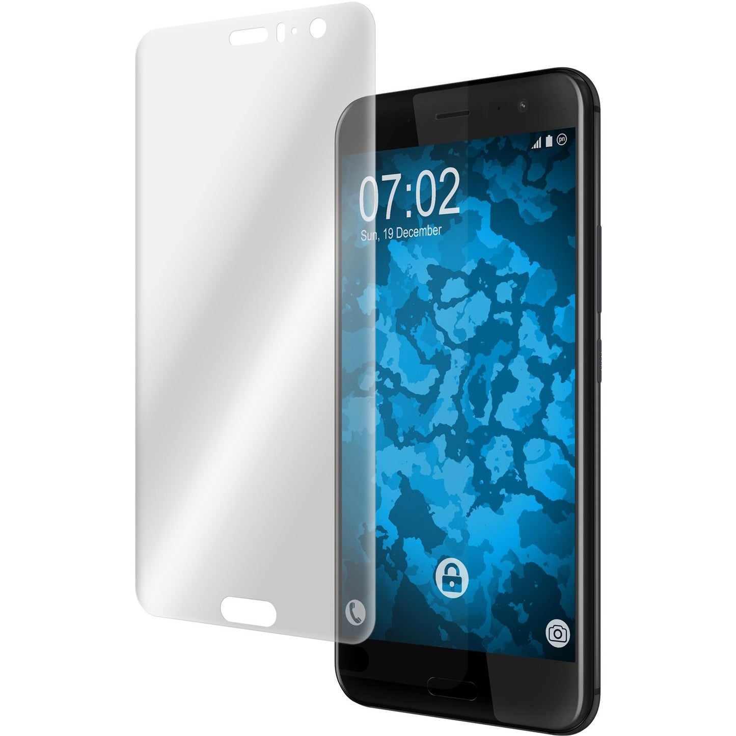 1 x HTC U11 Displayschutzfolie klar Flexible Folien