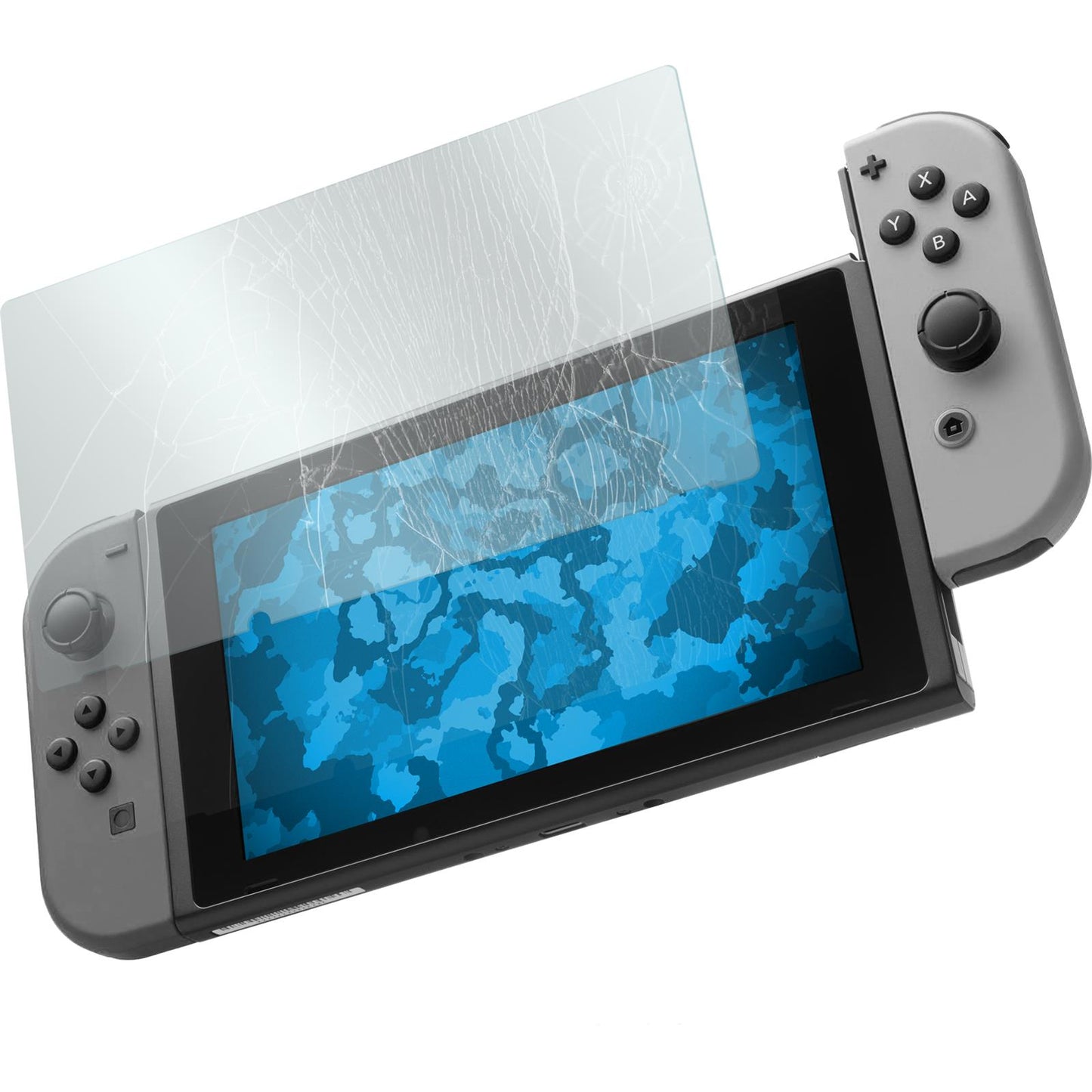 1 x Nintendo Switch Glas-Displayschutzfolie klar