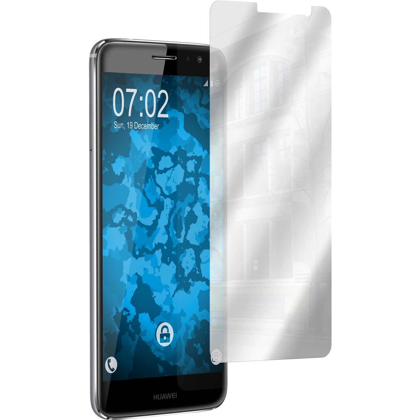 2 x Huawei Nova Plus Displayschutzfolie verspiegelt