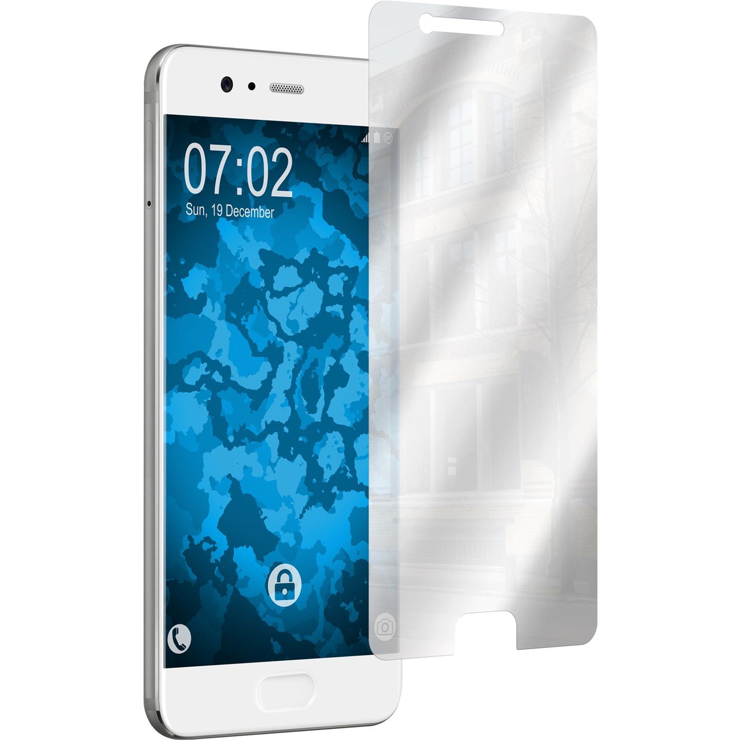 2 x Huawei P10 Plus Displayschutzfolie verspiegelt