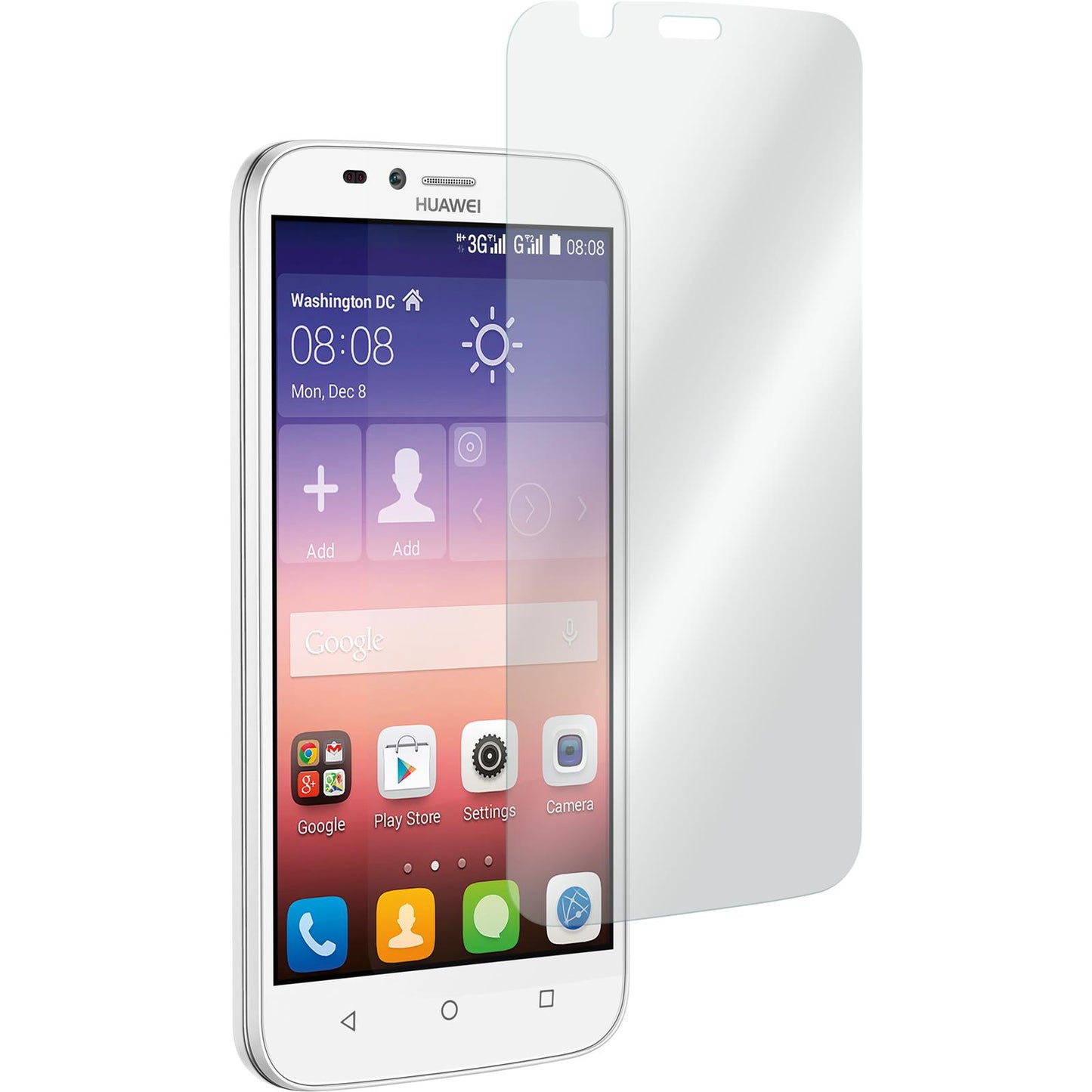 2 x Huawei Y625 Glas-Displayschutzfolie klar