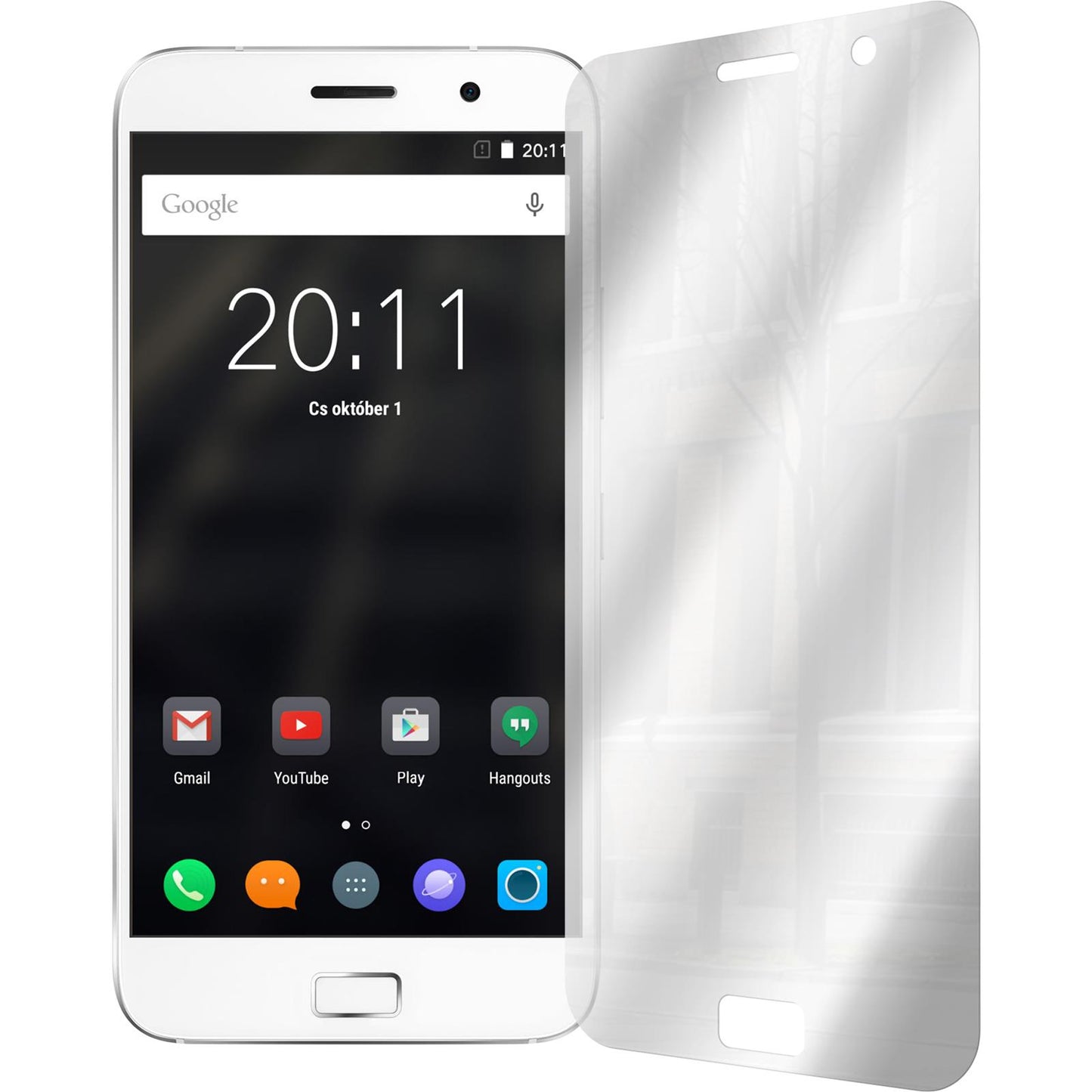 2 x Lenovo ZUK Z1 Displayschutzfolie verspiegelt