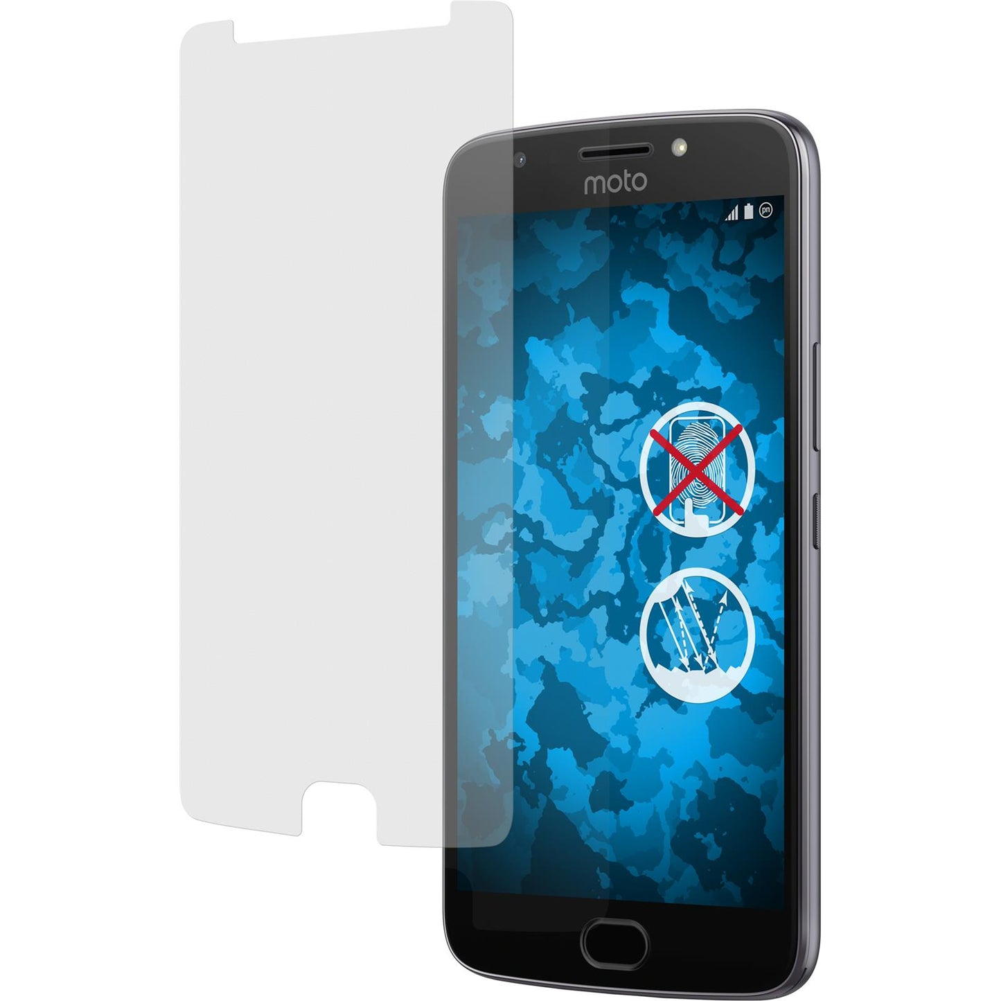 2 x Lenovo Moto E4 Plus (EU Version) Displayschutzfolie matt