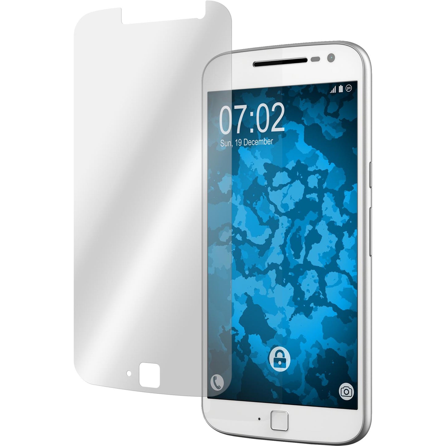 2 x Motorola Moto G4 Plus Displayschutzfolie klar