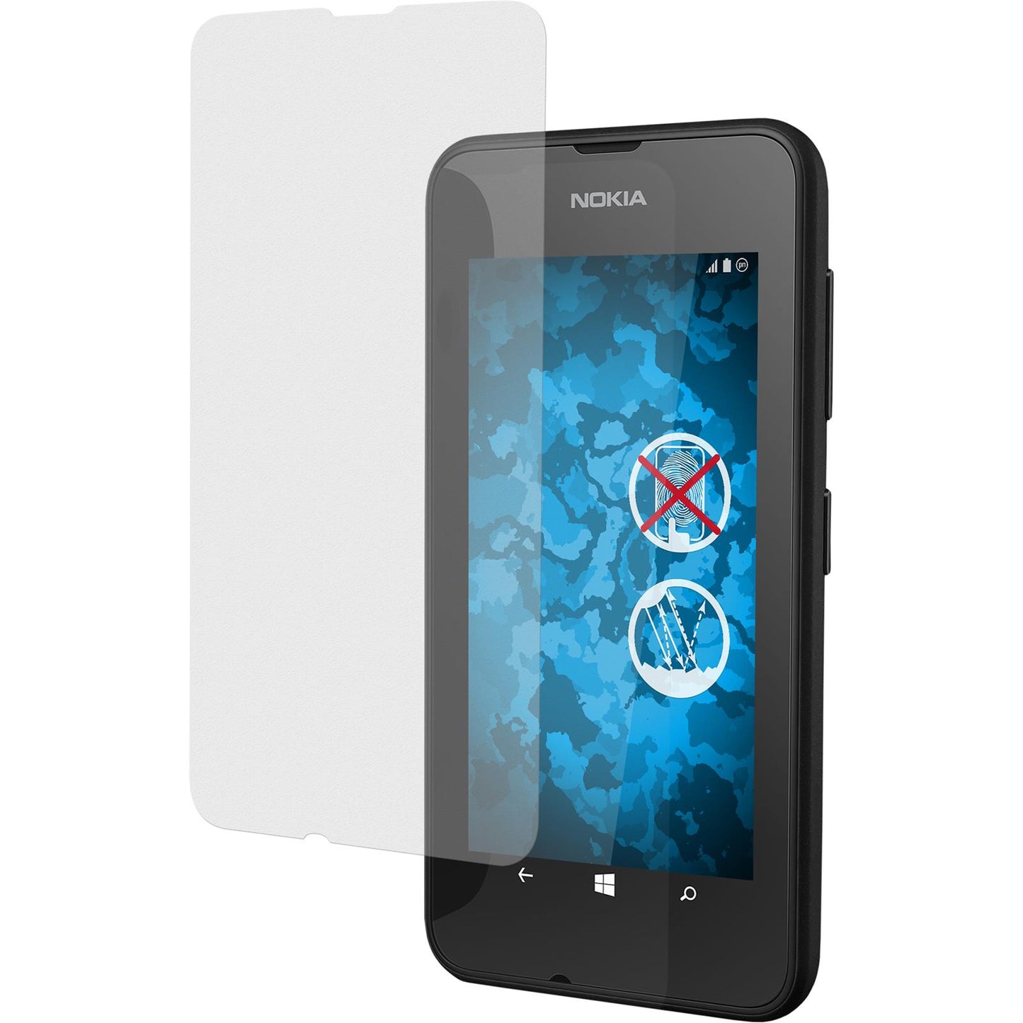 2 x Nokia Lumia 530 Displayschutzfolie matt