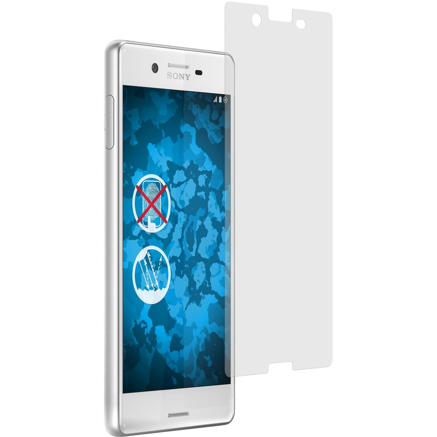 2 x Sony Xperia X Displayschutzfolie matt