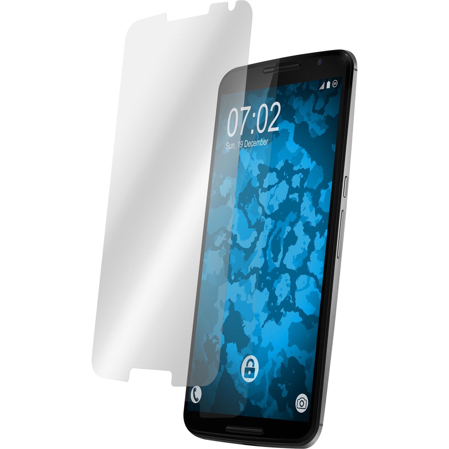 4 x Google Nexus 6 Displayschutzfolie klar Flexible Folien
