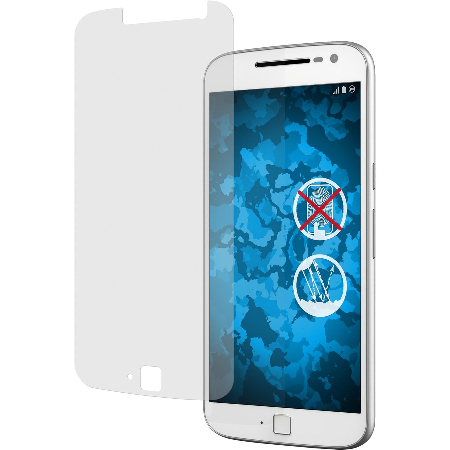 4 x Motorola Moto G4 Plus Displayschutzfolie matt