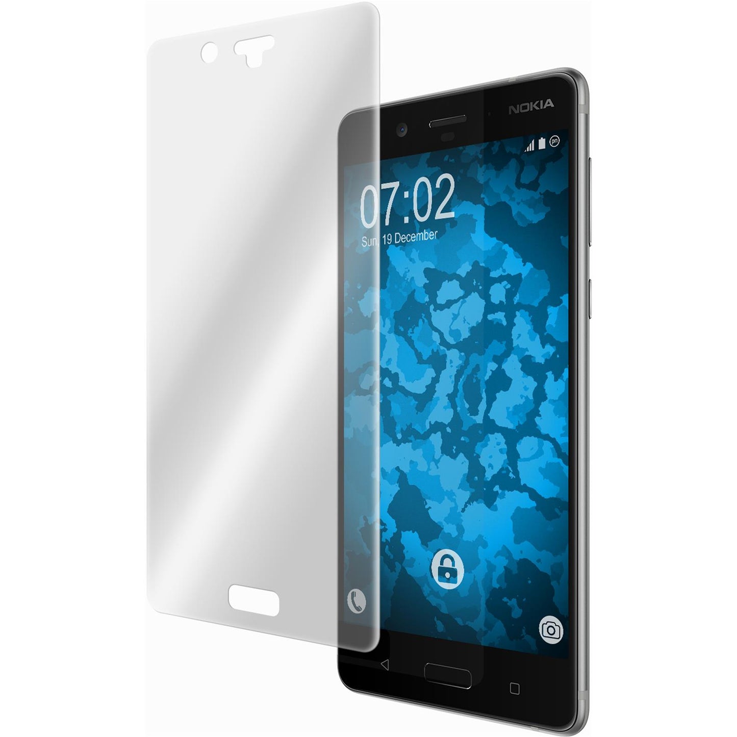 4 x Nokia 8 Displayschutzfolie klar Flexible Folien
