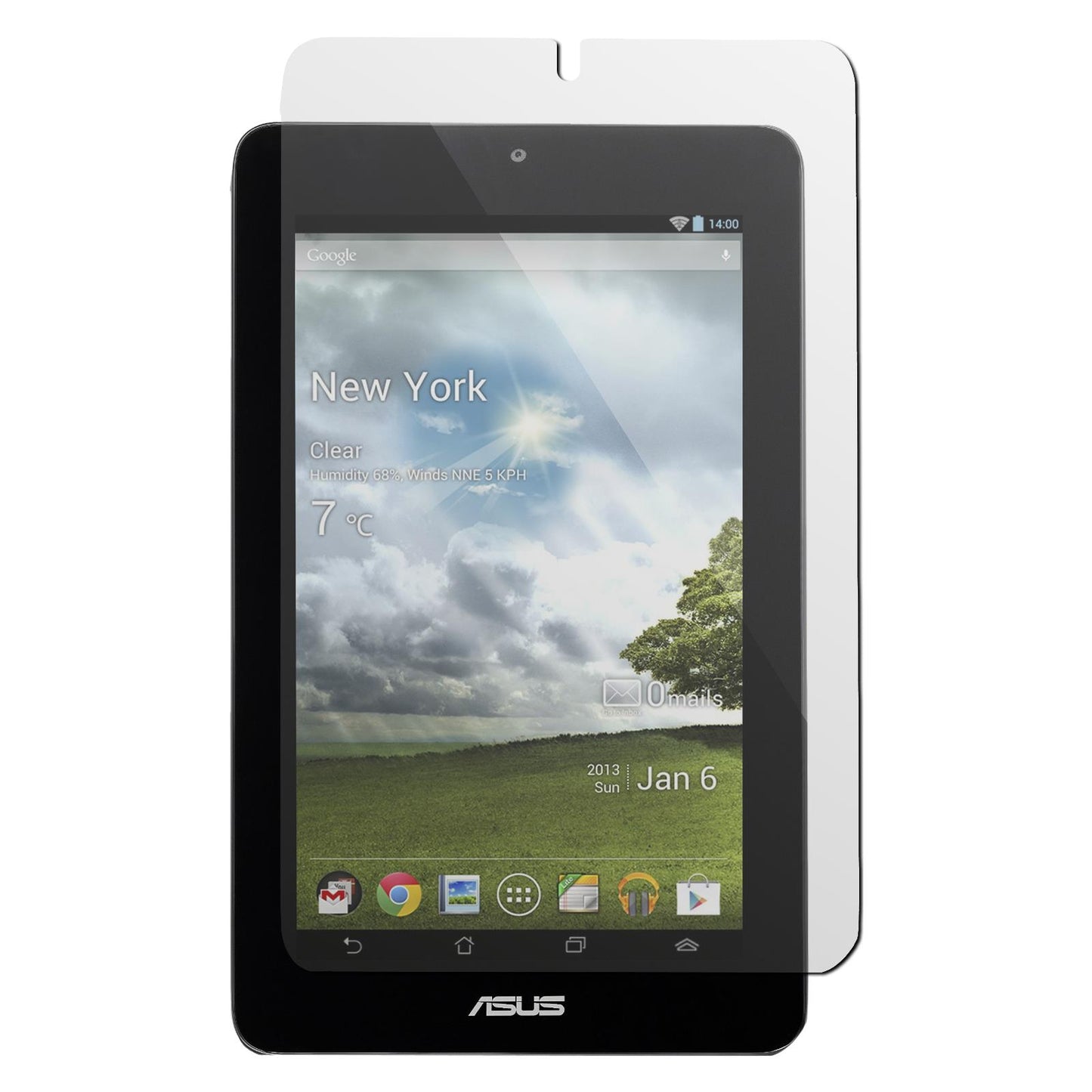 6 x Asus MeMo Pad ME172V Displayschutzfolie matt
