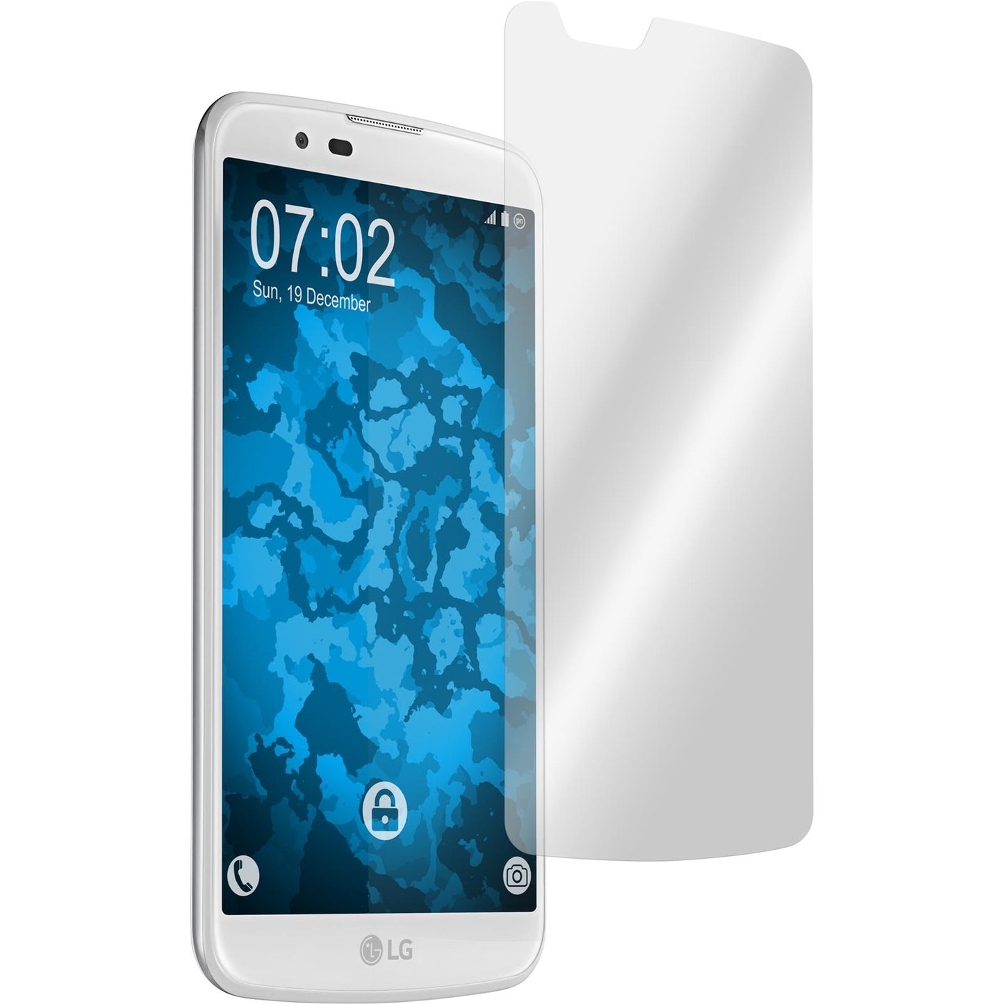 6 x LG K10 Displayschutzfolie klar
