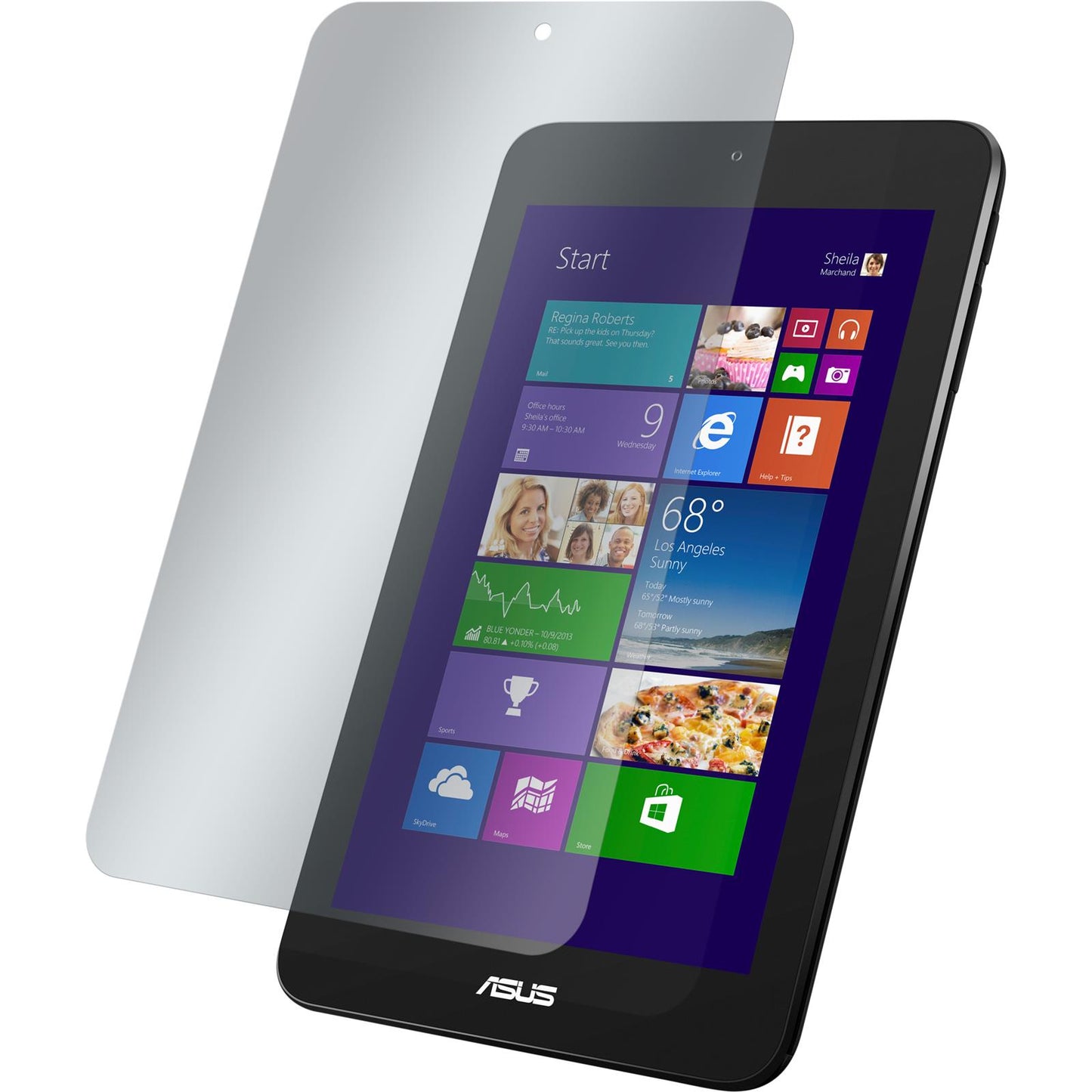 8 x Asus VivoTab Note 8 Displayschutzfolie klar