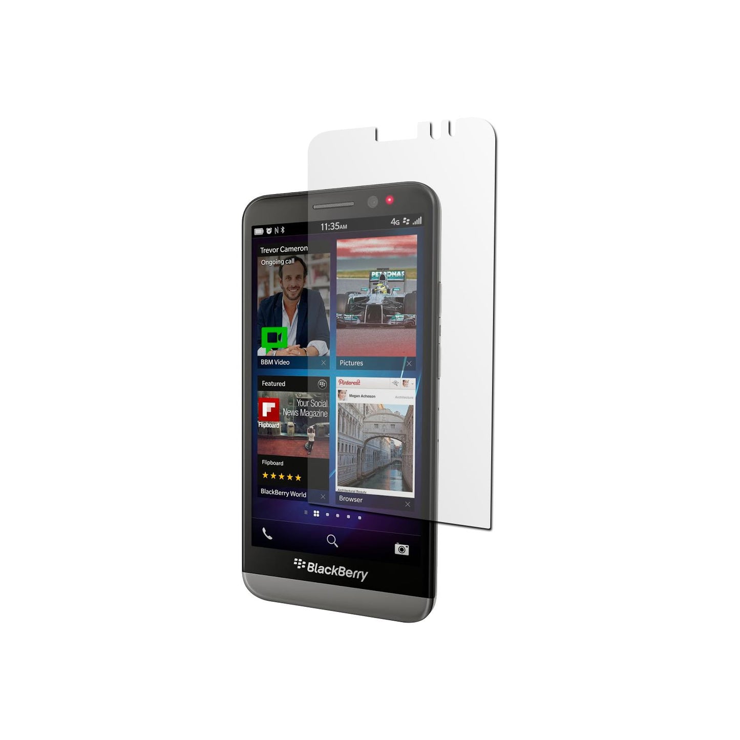 8 x BlackBerry Z30 Displayschutzfolie klar