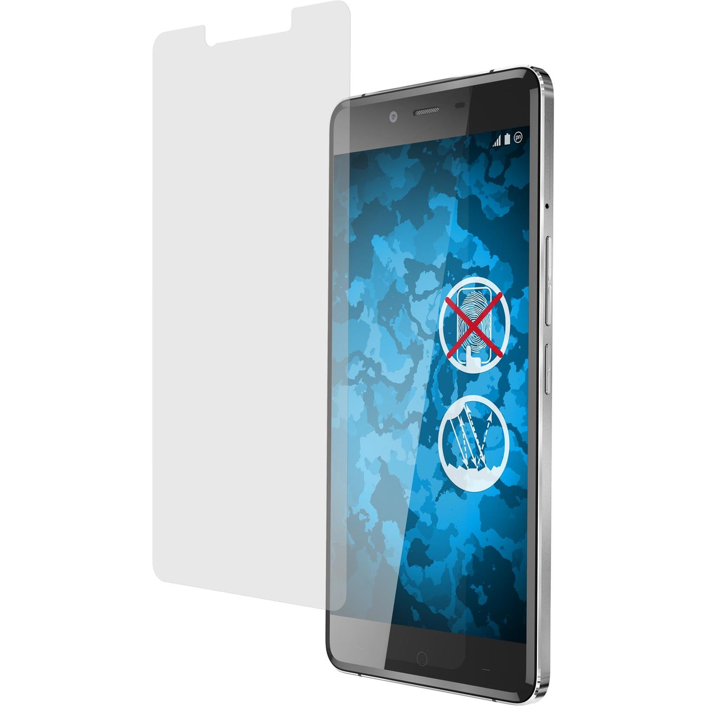 8 x OnePlus X Displayschutzfolie matt