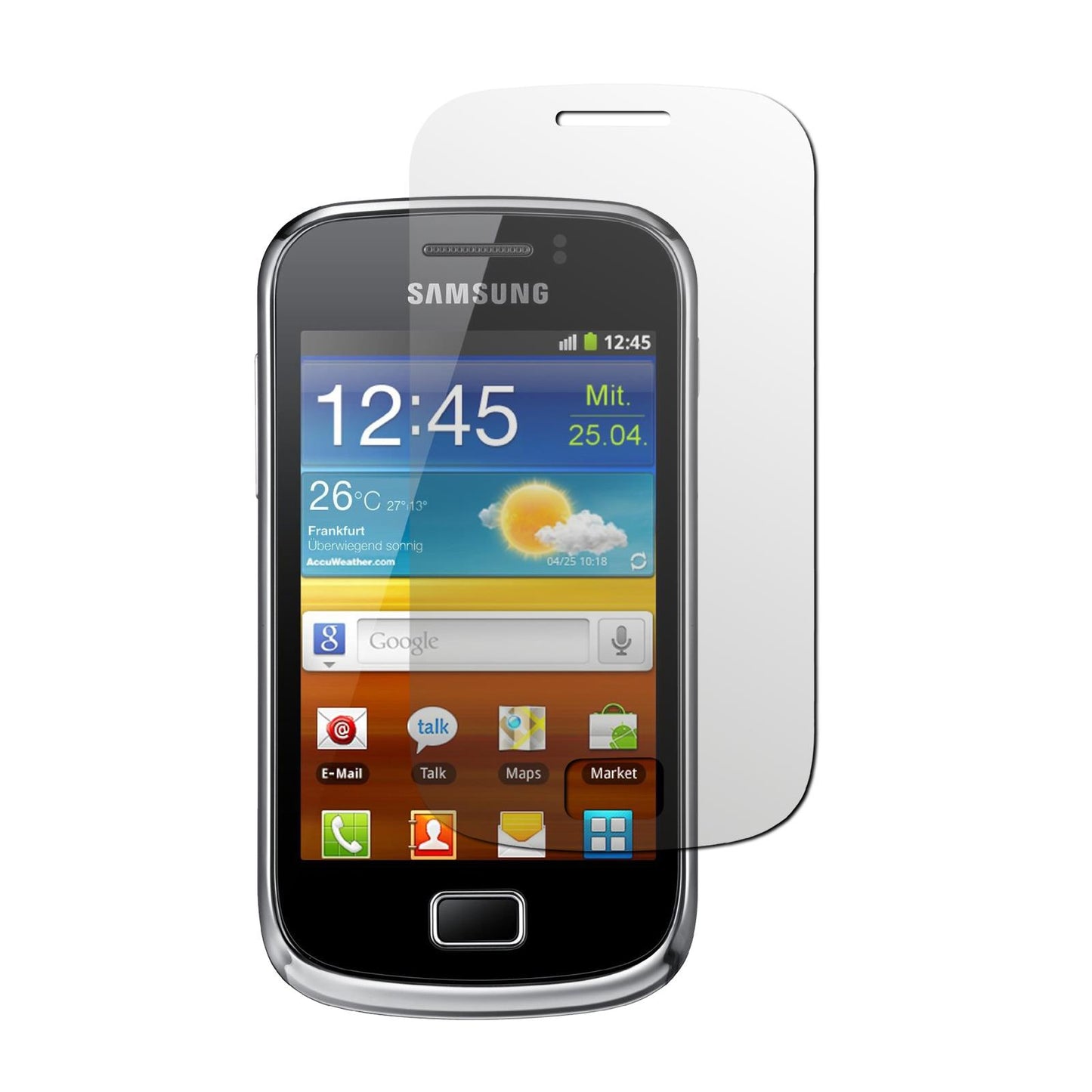 8 x Samsung Galaxy Mini 2 Displayschutzfolie matt