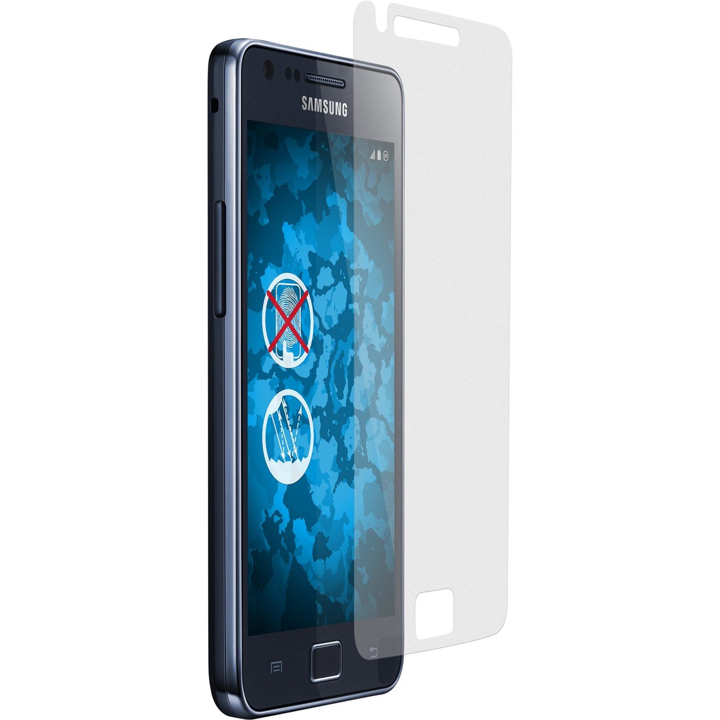 8 x Samsung Galaxy S2 Displayschutzfolie matt