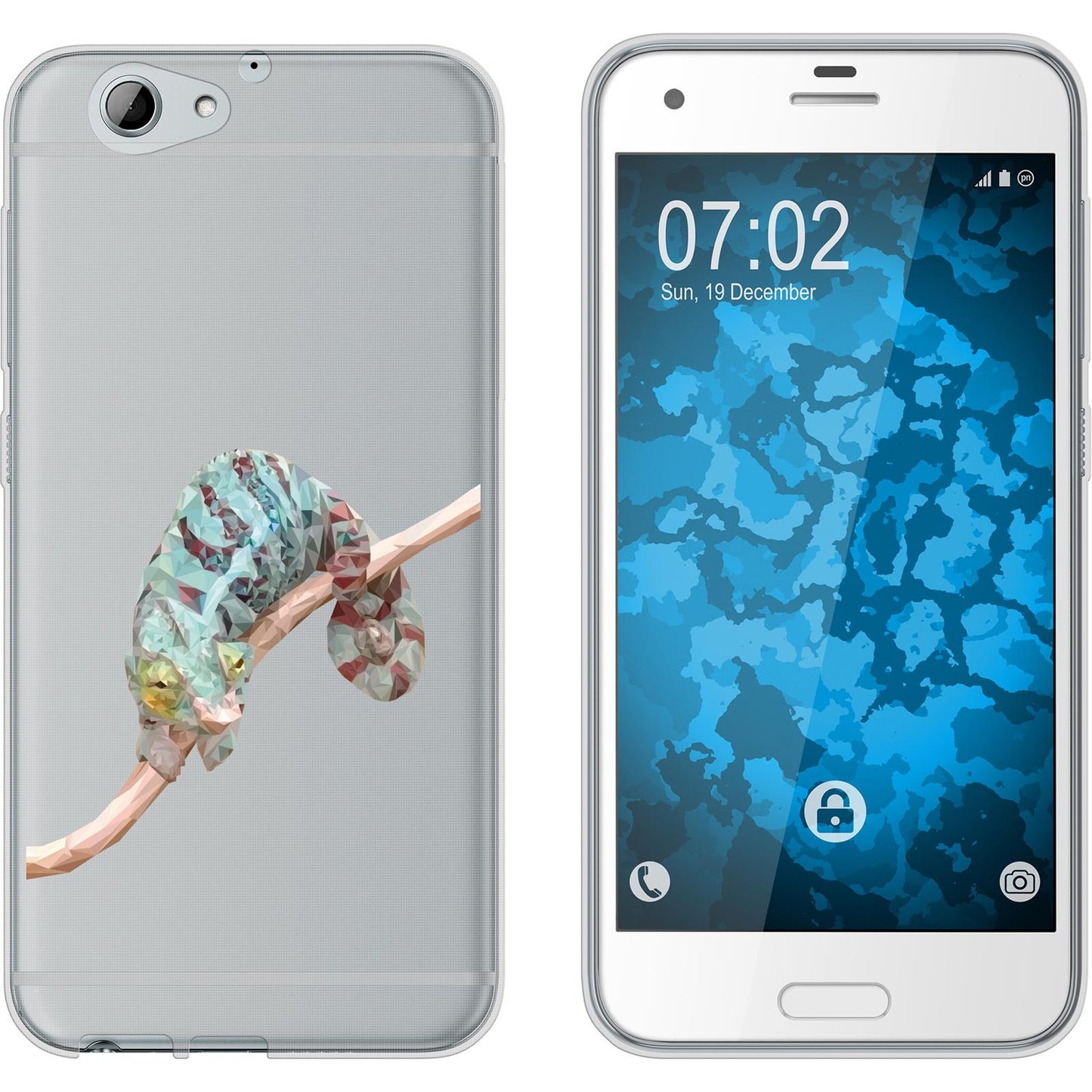 One A9s Silikon-Hülle Vektor Tiere Camelion M7 Case