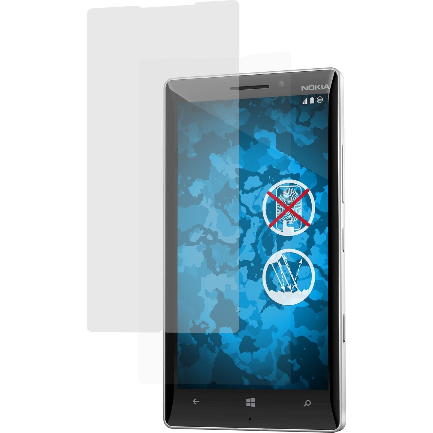 8 x Nokia Lumia 930 Displayschutzfolie matt