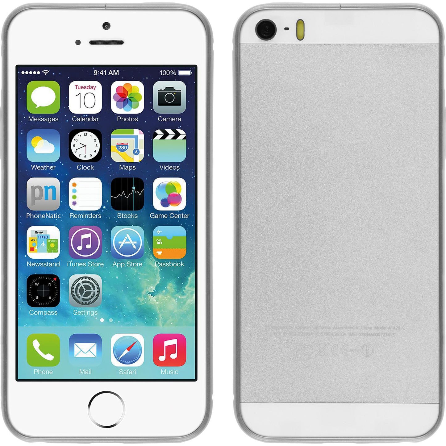 Alu Frame für Apple iPhone 5 / 5s / SE silber