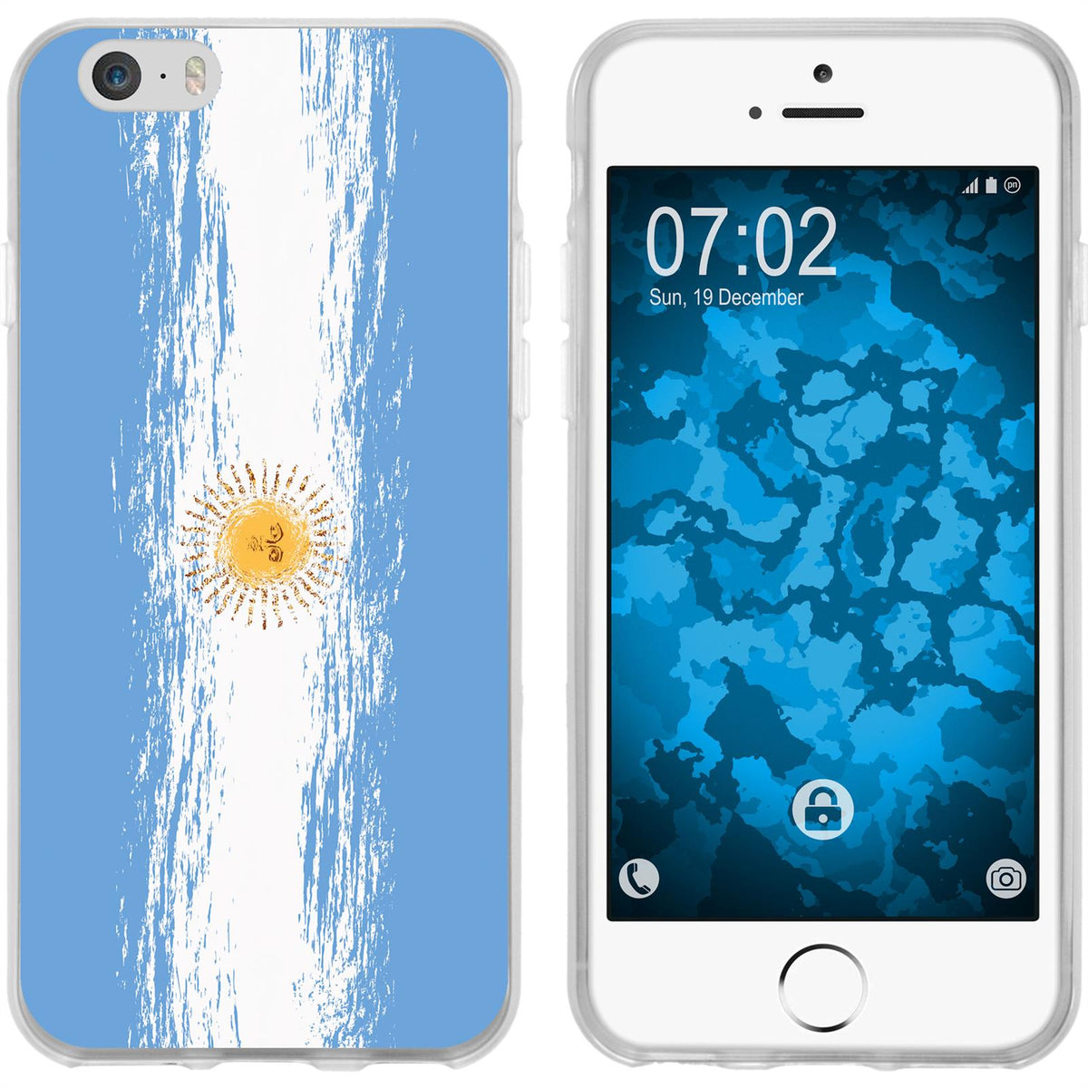 iPhone 6s / 6 Silikon-Hülle WM Argentinien M1 Case