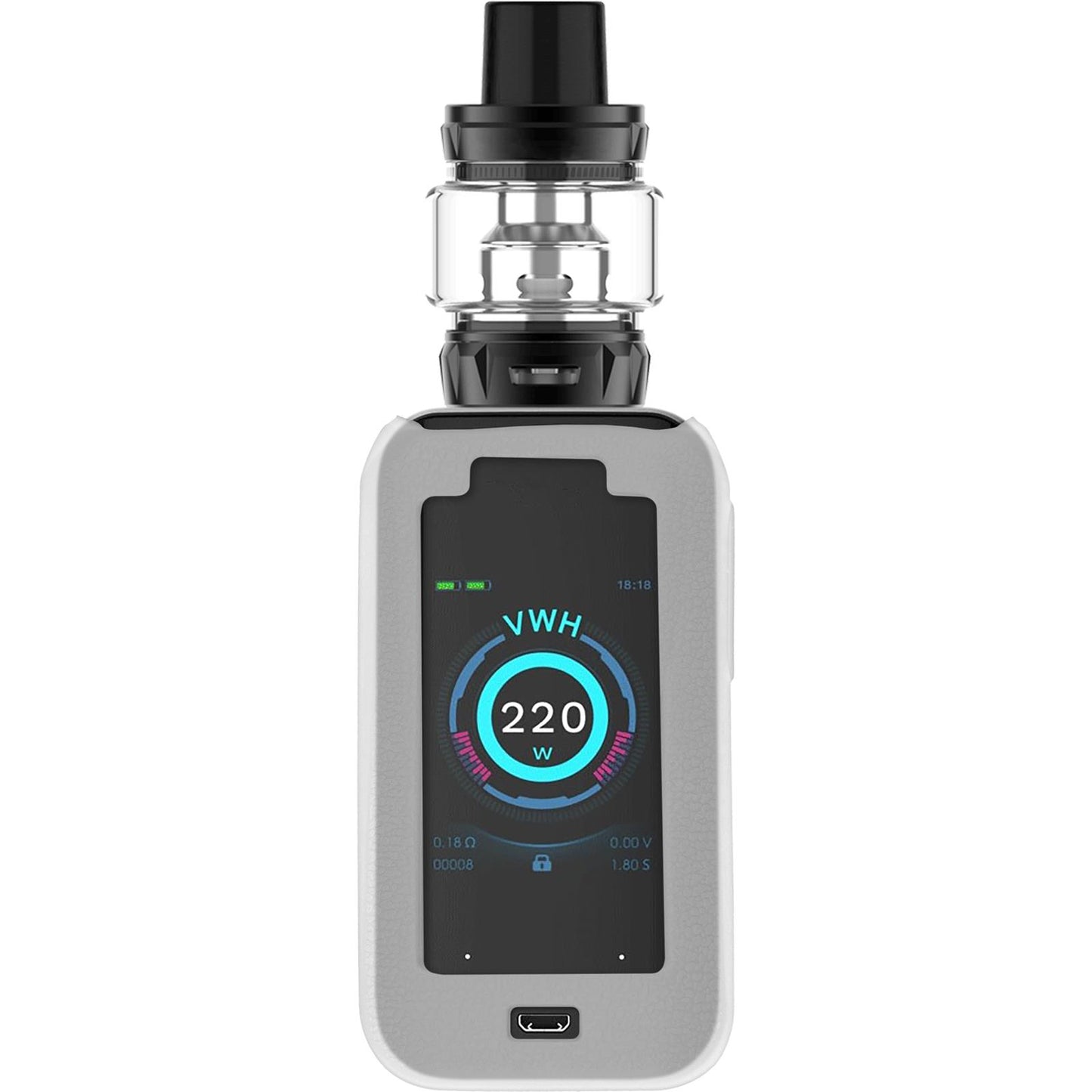 PhoneNatic Case für Vaporesso Luxe Hülle Silikon weifl Cover