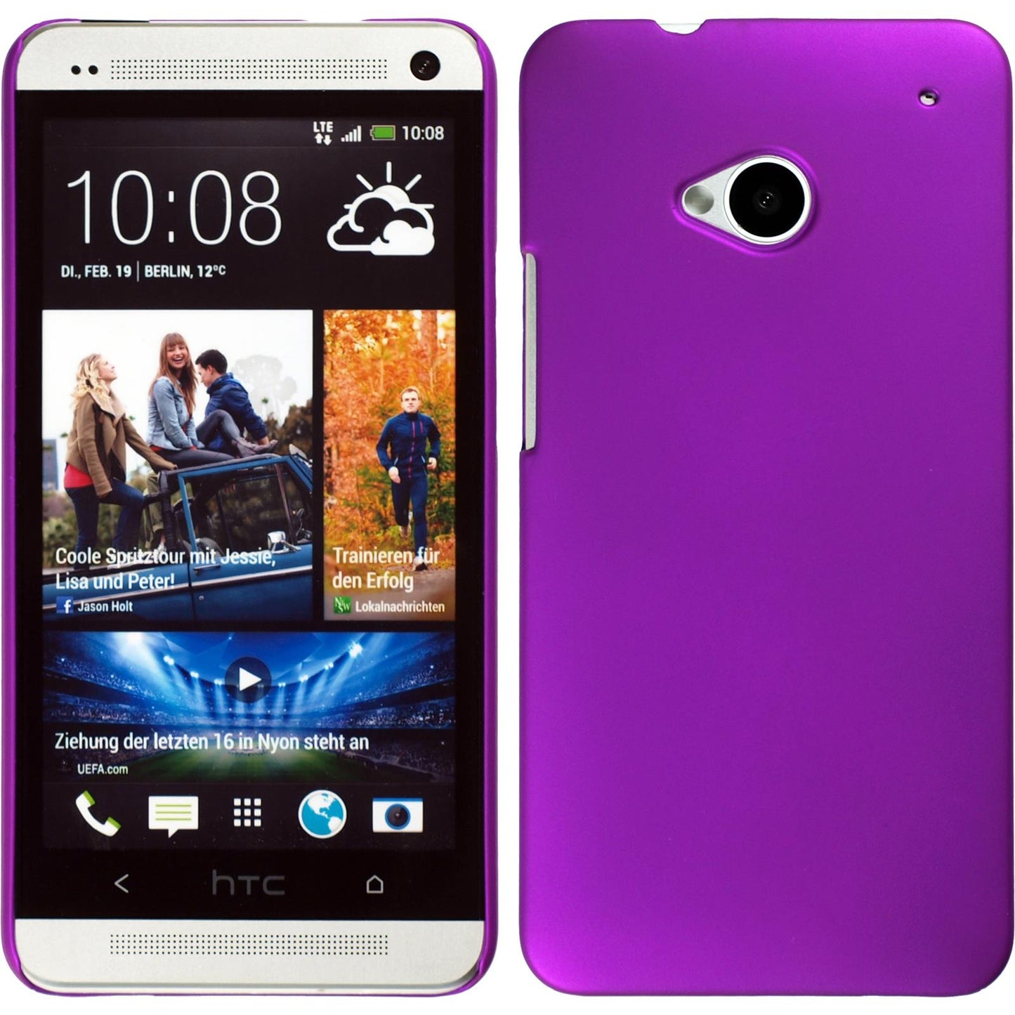 Hardcase für HTC One lila