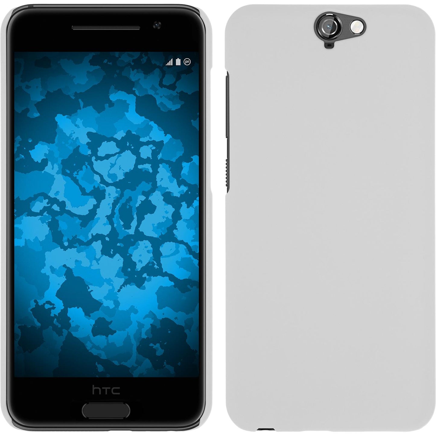 Hardcase für HTC One A9 gummiert weifl