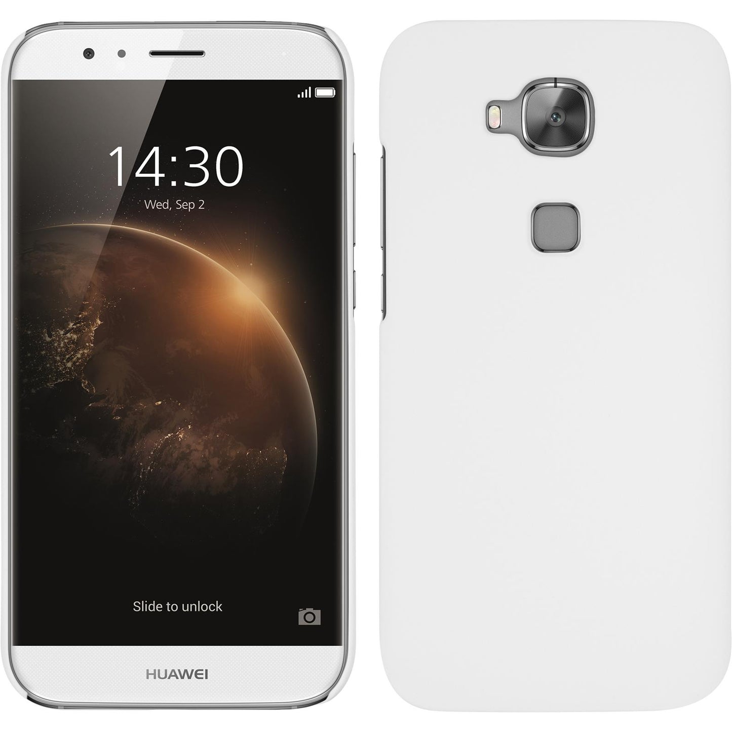 Hardcase für Huawei G8 gummiert weifl