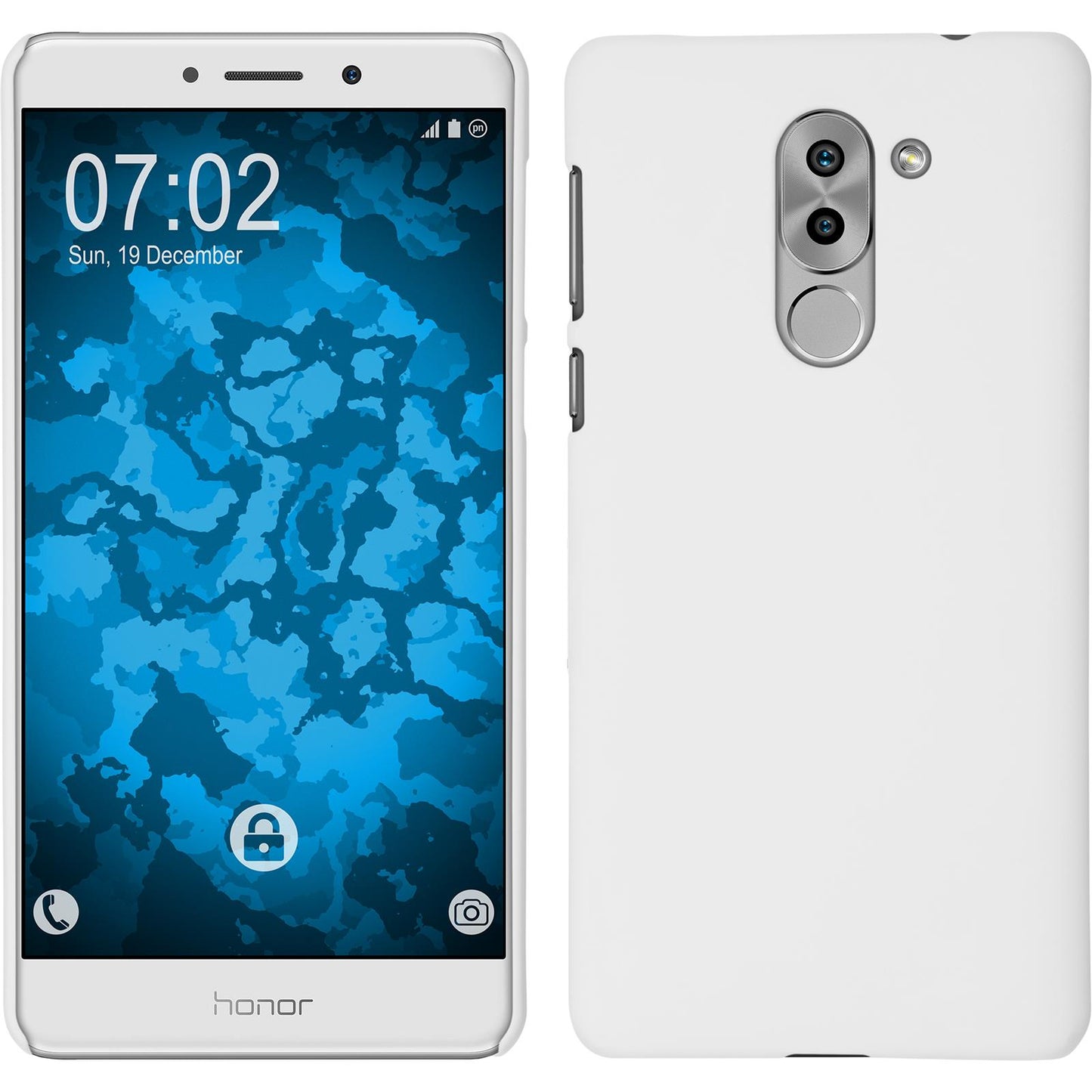 Hardcase für Huawei Honor 6x gummiert weifl