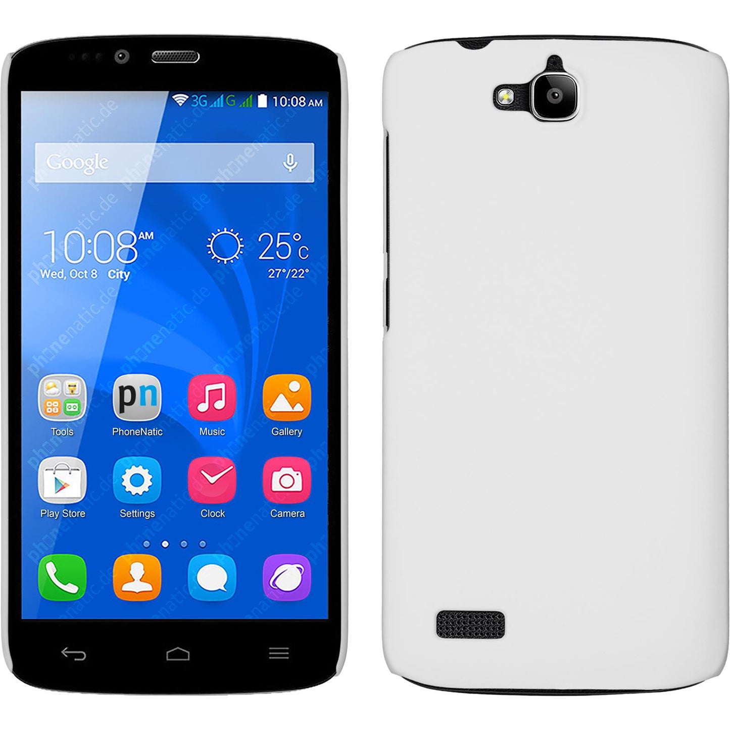 Hardcase für Huawei Honor Holly gummiert weifl