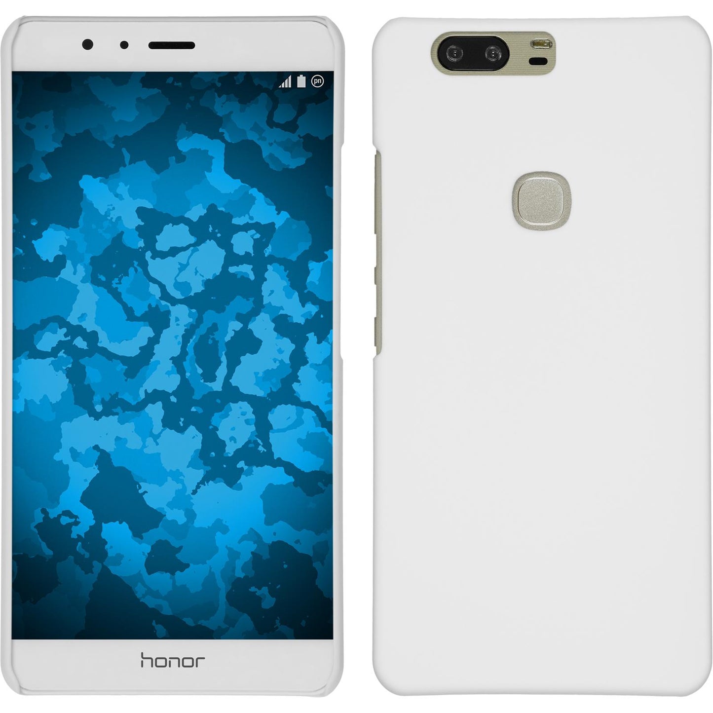Hardcase für Huawei Honor V8 gummiert weifl