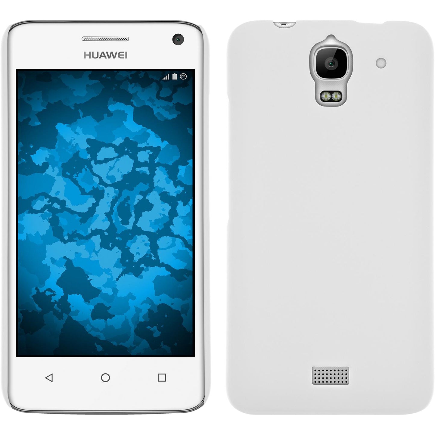 Hardcase für Huawei Y360 gummiert weifl