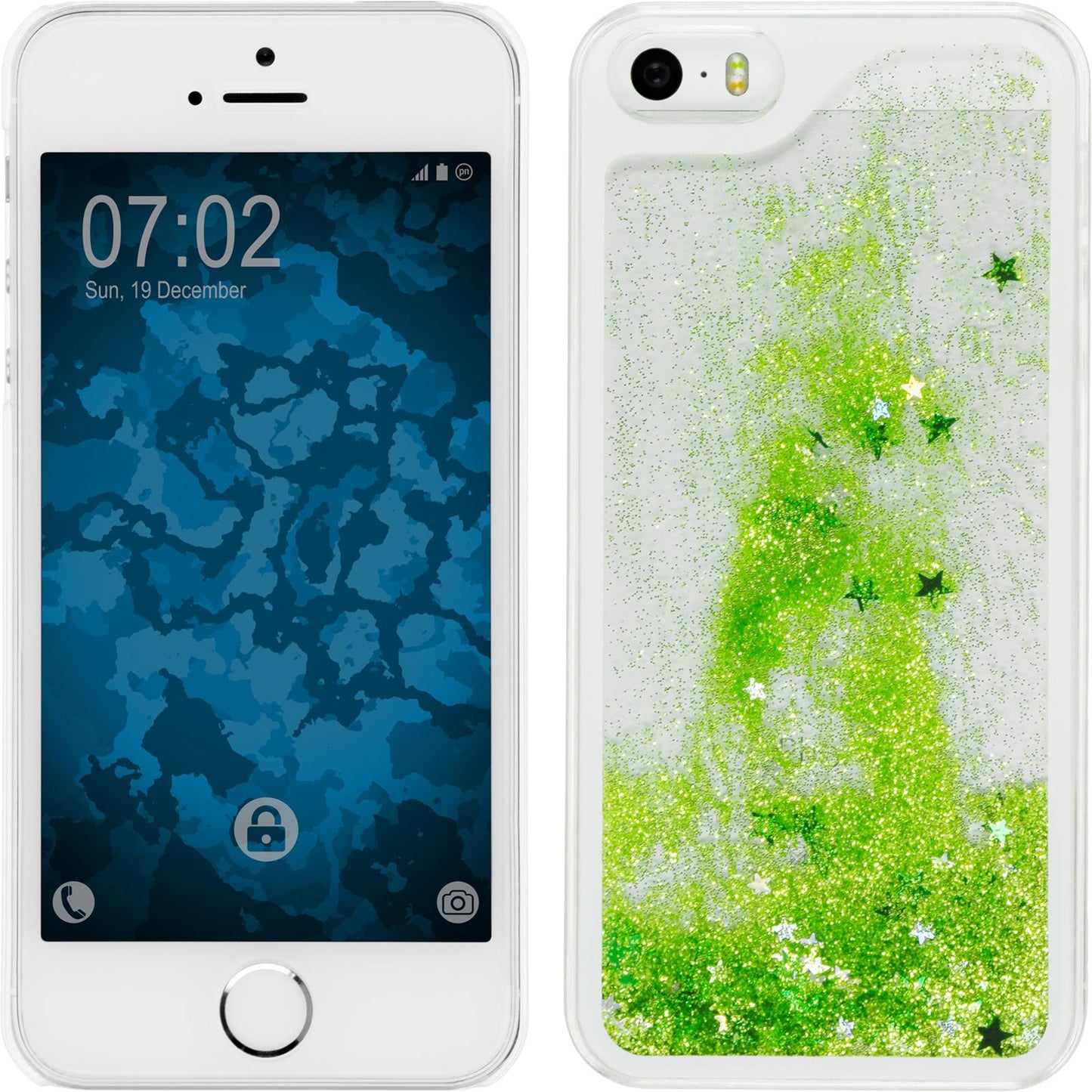 Hardcase für Apple iPhone SE 2016 (1.Gen) Stardust grün