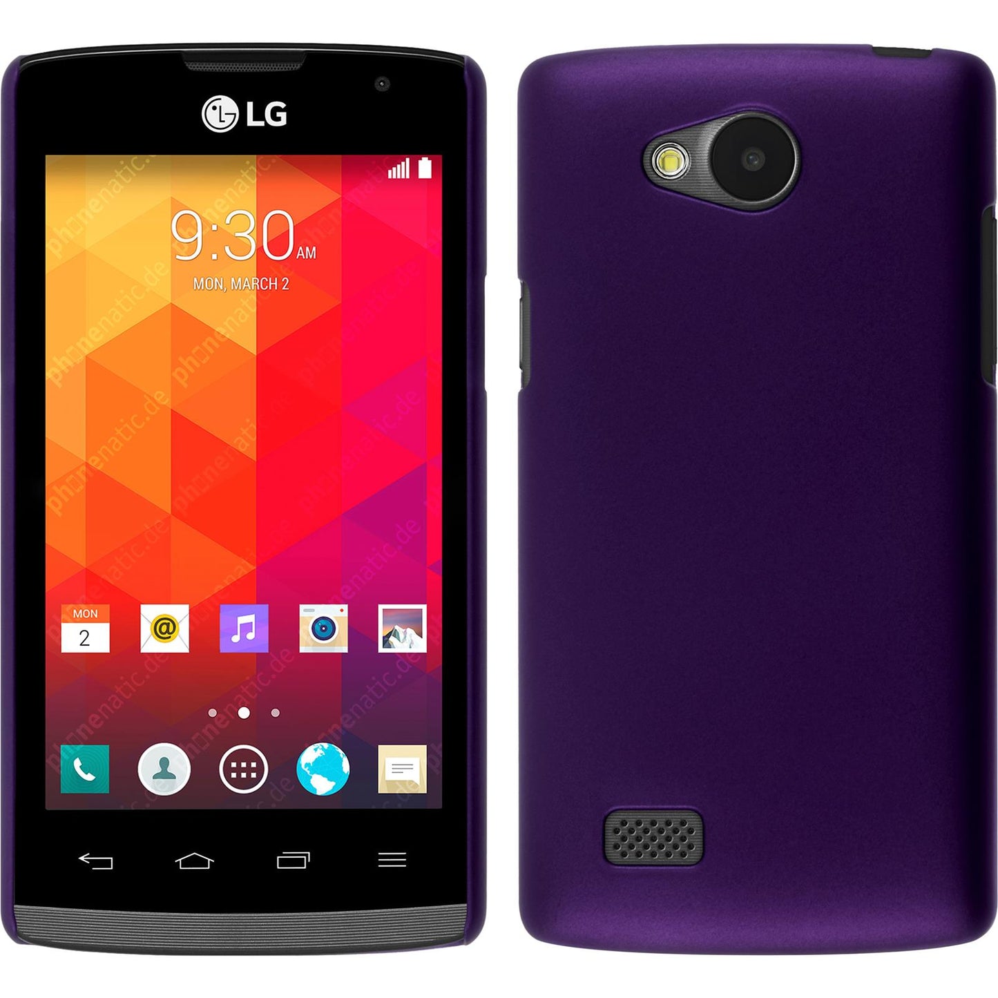 Hardcase für LG Joy gummiert lila
