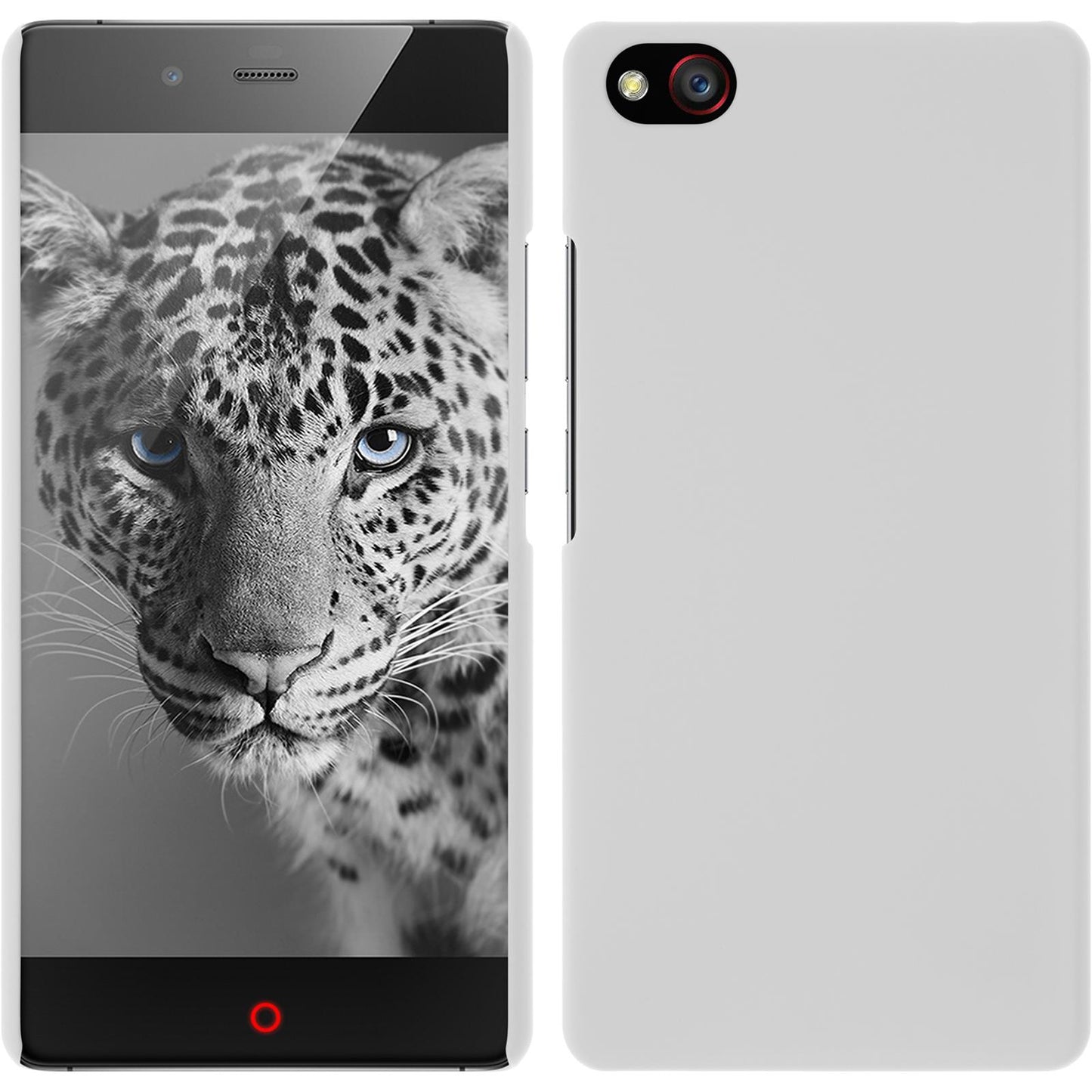 Hardcase für ZTE Nubia Z9 Max gummiert weifl