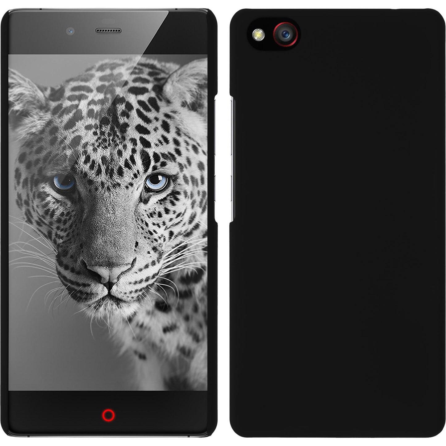 Hardcase für ZTE Nubia Z9 Mini gummiert schwarz