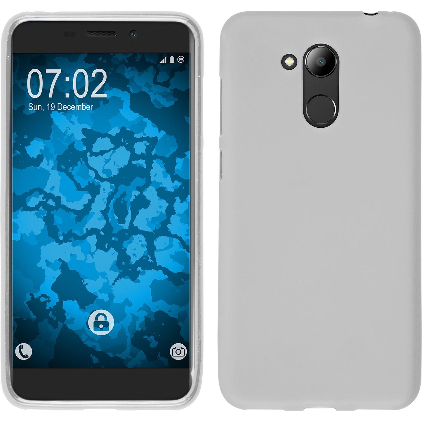 PhoneNatic Case kompatibel mit Huawei Honor 6C Pro - weifl Silikon Hülle matt Cover