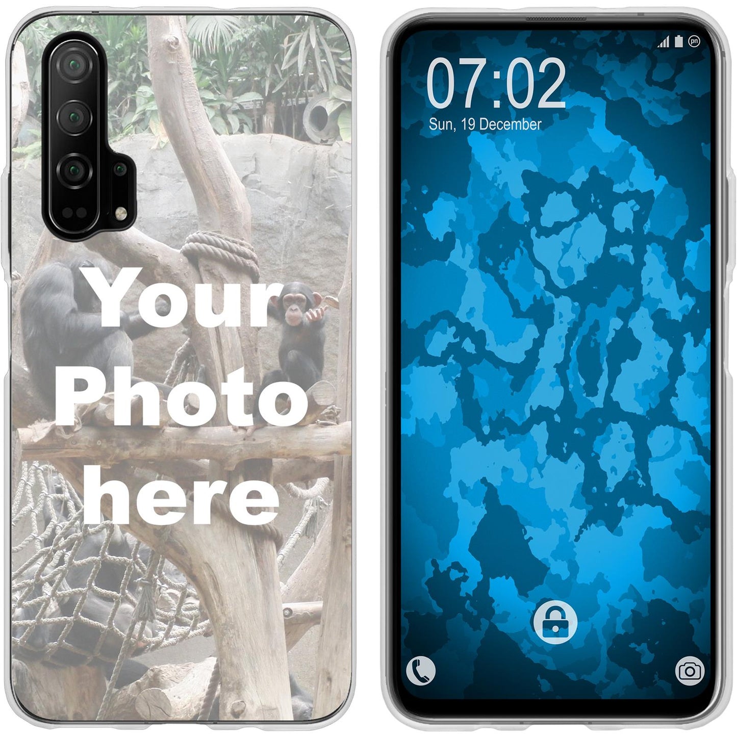 Honor 20 Pro Personalisierte Handyhülle clear zum selbst g