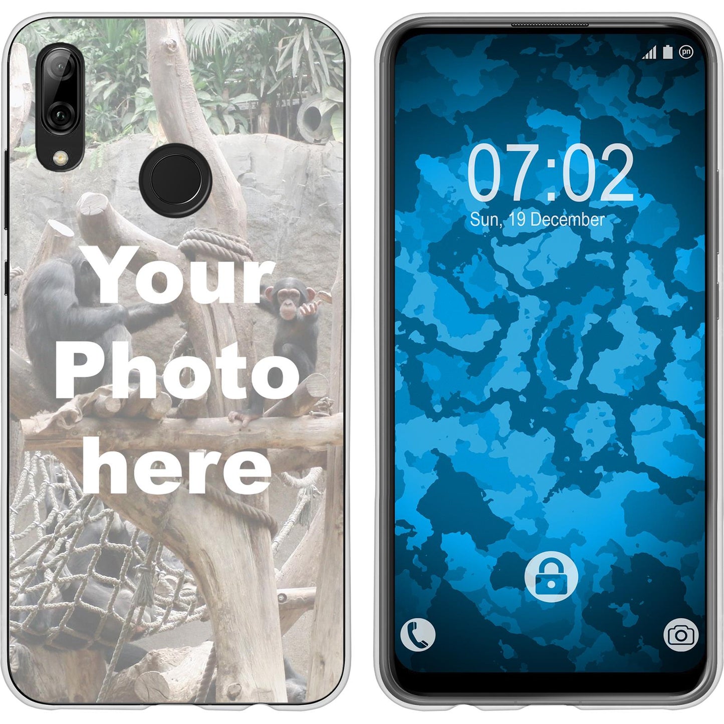 P Smart Z Personalisierte Handyhülle clear zum selbst gest
