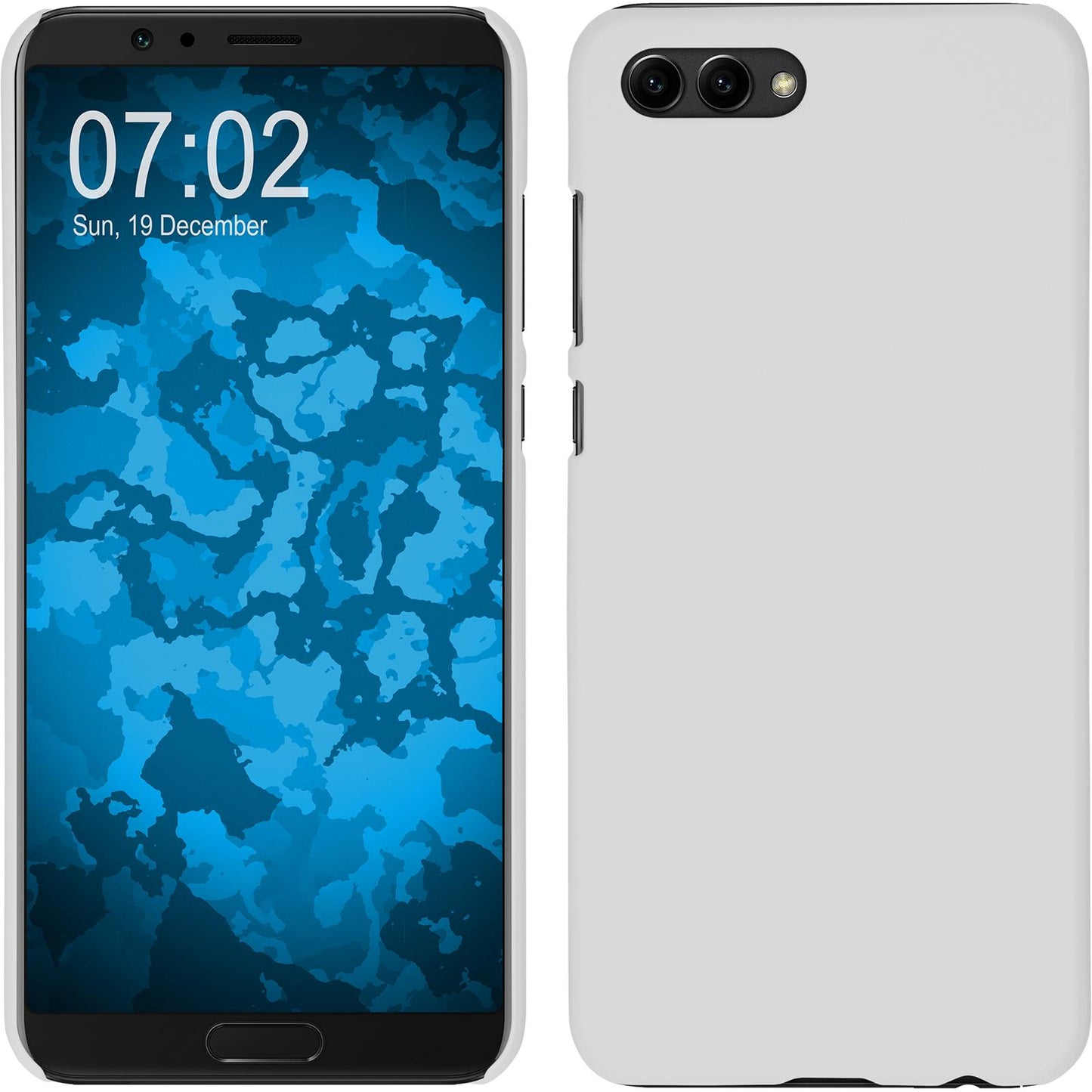 Hardcase für Huawei Honor View 10 gummiert weifl