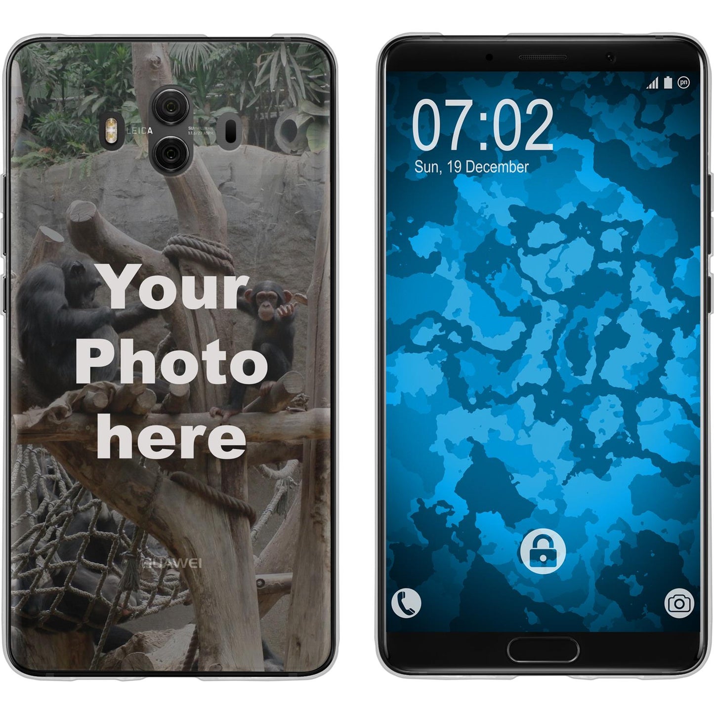 Mate 10 Personalisierte Handyhülle clear zum selbst gestal