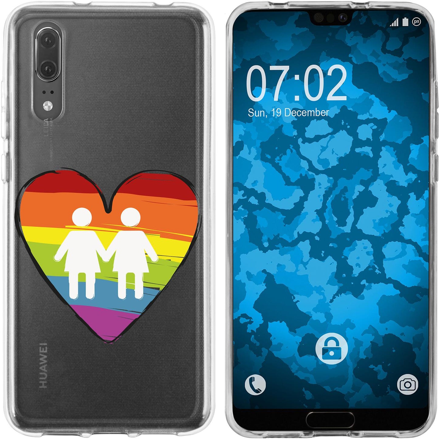 P20 Silikon-Hülle pride Frauen M4 Case