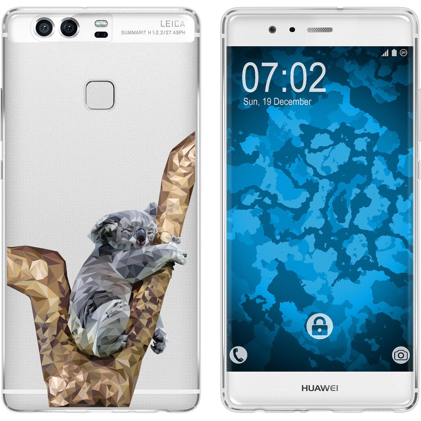 P9 Silikon-Hülle Vektor Tiere Koala M9 Case