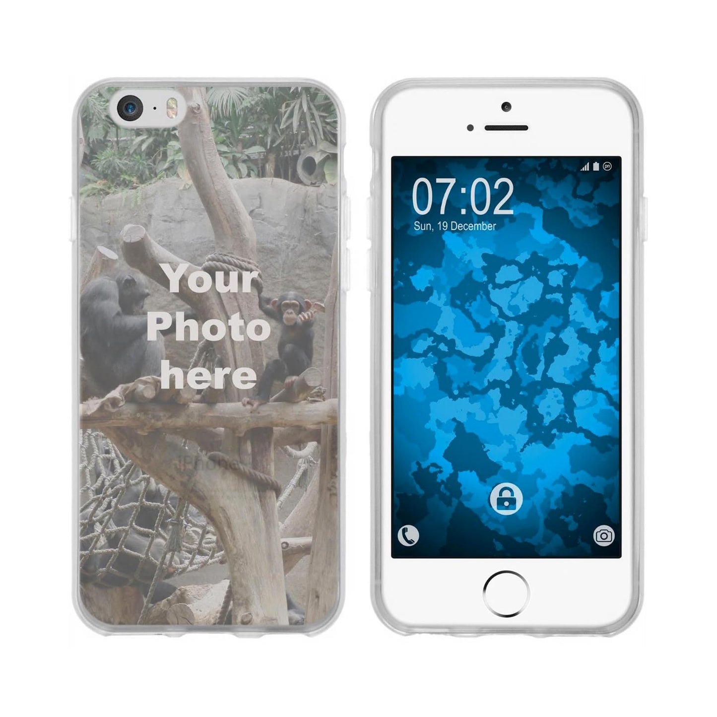 iPhone 6 Plus / 6s Plus Personalisierte Handyhülle clear z