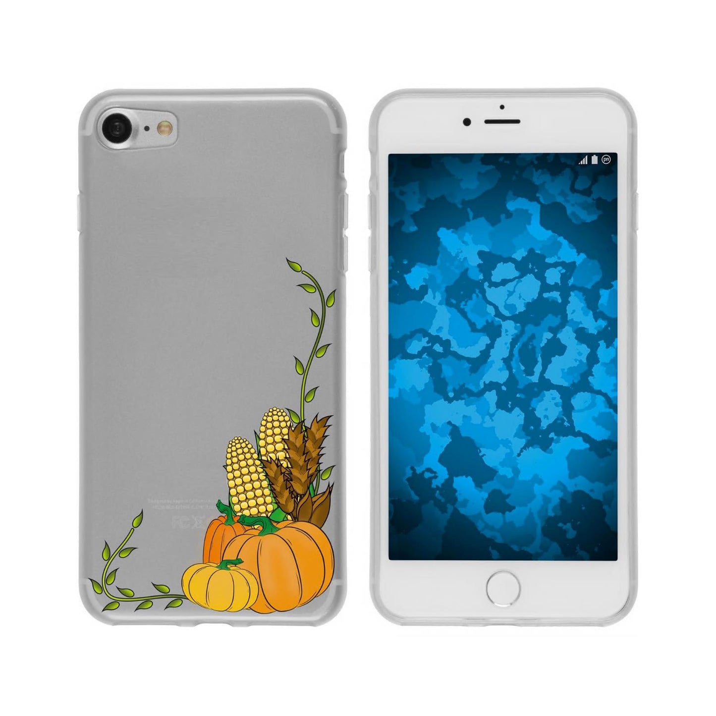 iPhone 6s / 6 Silikon-Hülle Herbst Erntedankfest/Thanksgivin